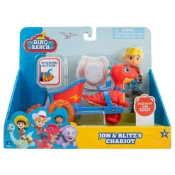 New Dino Ranch - Vehiculo + Figura Coleccionables Y Mini Mundos