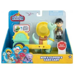 New Dino Ranch - Vehiculo + Figura Coleccionables Y Mini Mundos