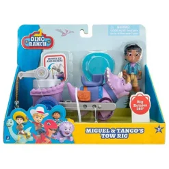 New Dino Ranch - Vehiculo + Figura Coleccionables Y Mini Mundos