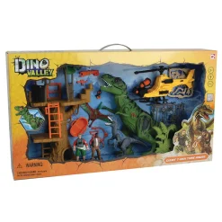 New Dino Valley - Playset Ataque en la Selva Coleccionables Y Mini Mundos