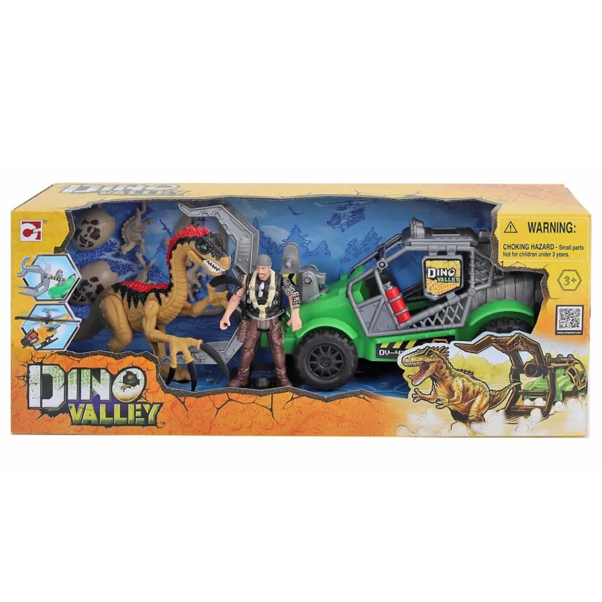 Dino Valley - Playset con vehículo*CHAP MEI PLASTIC TOYS MFY Sale