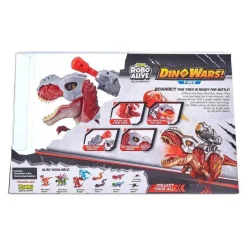Hot Dino Wars T-Rex electrónico con movimiento y lanzador ㅤ Figuras De Acción