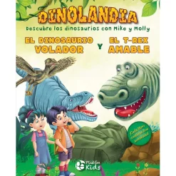Discount Dinolandia - El dinosaurio volador y el T-rex amable Juguetes Educativos Y Libros