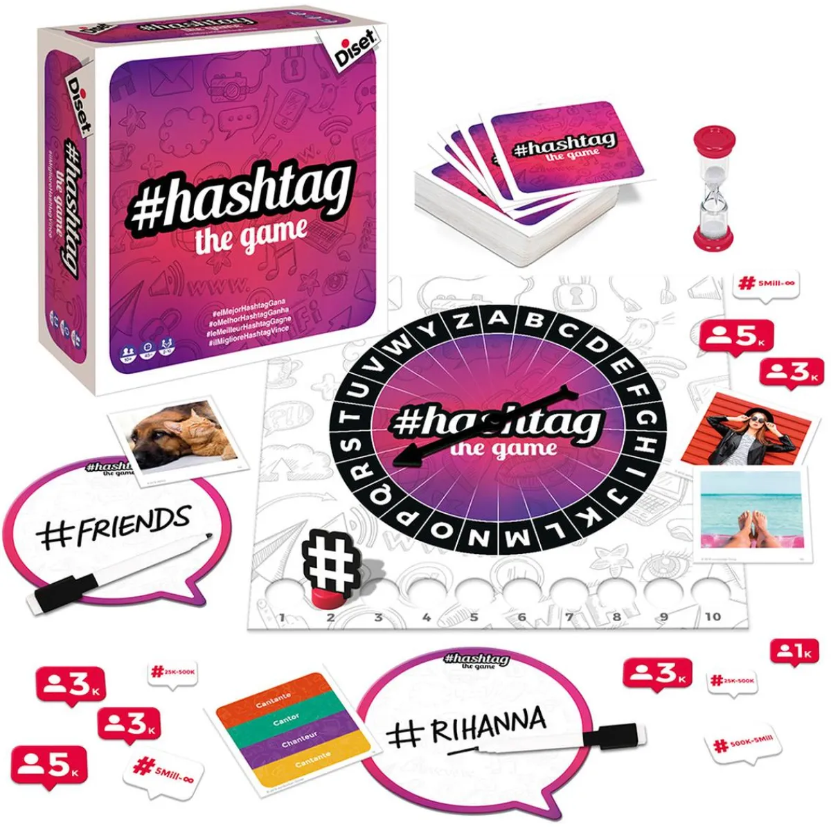 New Diset - Hashtag el Juego Juegos Y Puzzles|Friki Zone