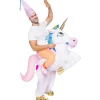 Hot Disfraz a hombros de unicornio hinchable para adulto Talla única Disfraces|Halloween
