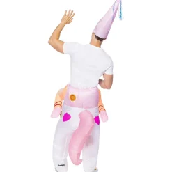 Hot Disfraz a hombros de unicornio hinchable para adulto Talla única Disfraces|Halloween