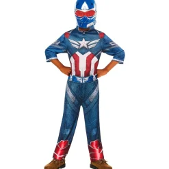 Disfraz Capitán América Talla XL (11-13 años / 142-154cm)*RUBIE'S
