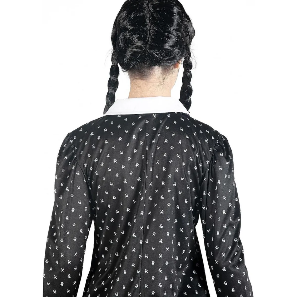 Hot Disfraz Ciao de color negro y blanco, 140cm ㅤ Disfraces|Halloween