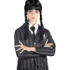 Sale Disfraz Ciao de miércoles Addams, color negro y gris, 140cm ㅤ Disfraces|Halloween