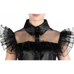Disfraz color negro estilo Wednesday Addams, 152cm*ABYSSE CORP Clearance