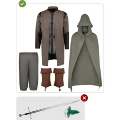 Online Disfraz de Aragorn XL El Señor de los Anillos Halloween|Disfraces