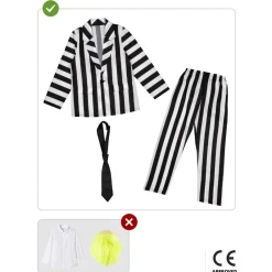 Best Disfraz de Beetlejuice niño 10-12 años Disfraces|Halloween