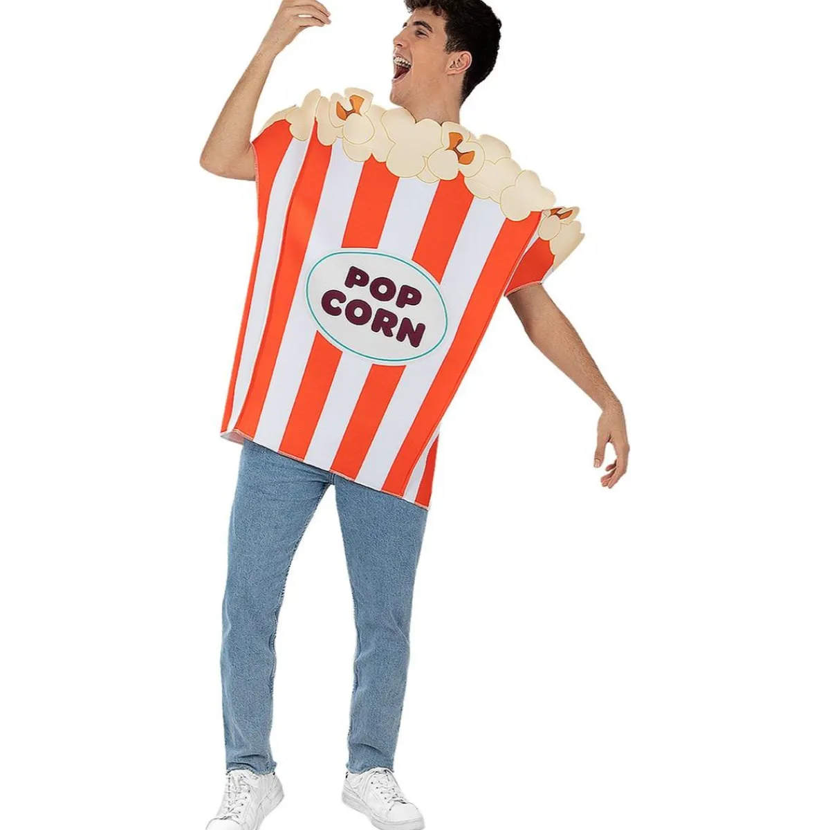 New Disfraz de bolsa de palomitas para adulto Talla única Halloween|Disfraces