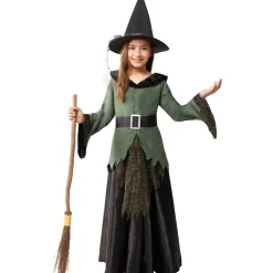 Outlet Disfraz de bruja deluxe niña 5-6 años Disfraces|Halloween