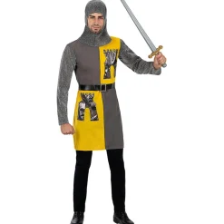 Discount Disfraz de caballero medieval para hombre XXL Disfraces|Halloween