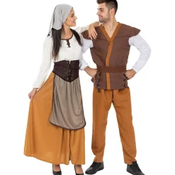 Outlet Disfraz de campesina medieval para mujer XL Disfraces|Halloween