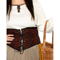 Outlet Disfraz de campesina medieval para mujer XL Disfraces|Halloween