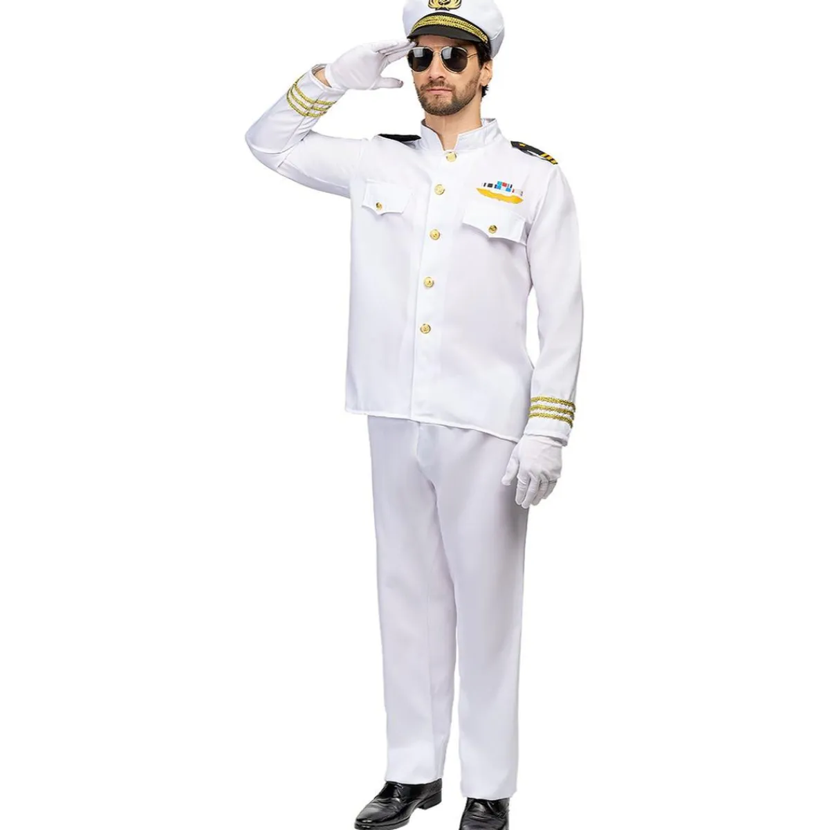 Best Disfraz de capitán de la marina para hombre XL Disfraces|Halloween