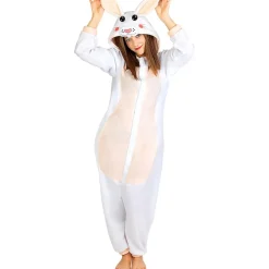 Disfraz de conejo onesie para adulto L-XL*Funidelia Best