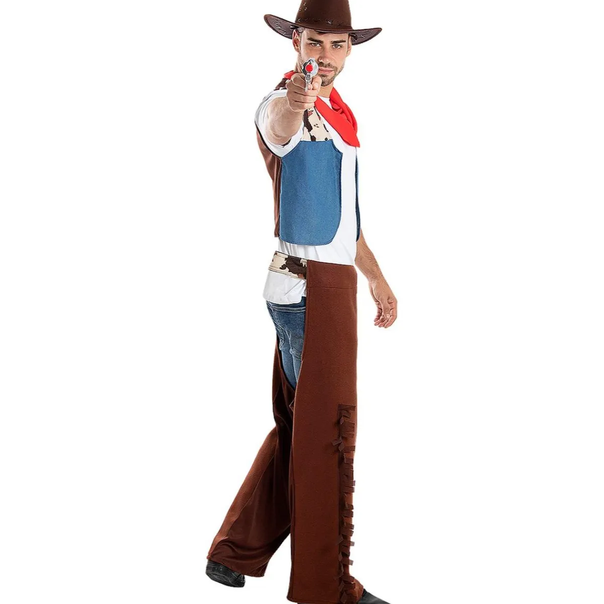 Clearance Disfraz de cowboy para hombre M-L Halloween|Disfraces