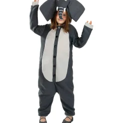 Disfraz de elefante onesie para niños 5-6 años*Funidelia