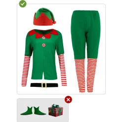 Disfraz de elfa navideña mujer XXL*Funidelia Outlet