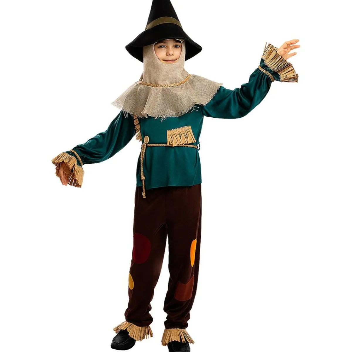 New Disfraz de Espantapájaros para Niño - El Mago de Oz 7-9 años Disfraces|Halloween