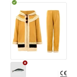 Hot Disfraz de esquimal para niño 5-6 años Halloween|Disfraces