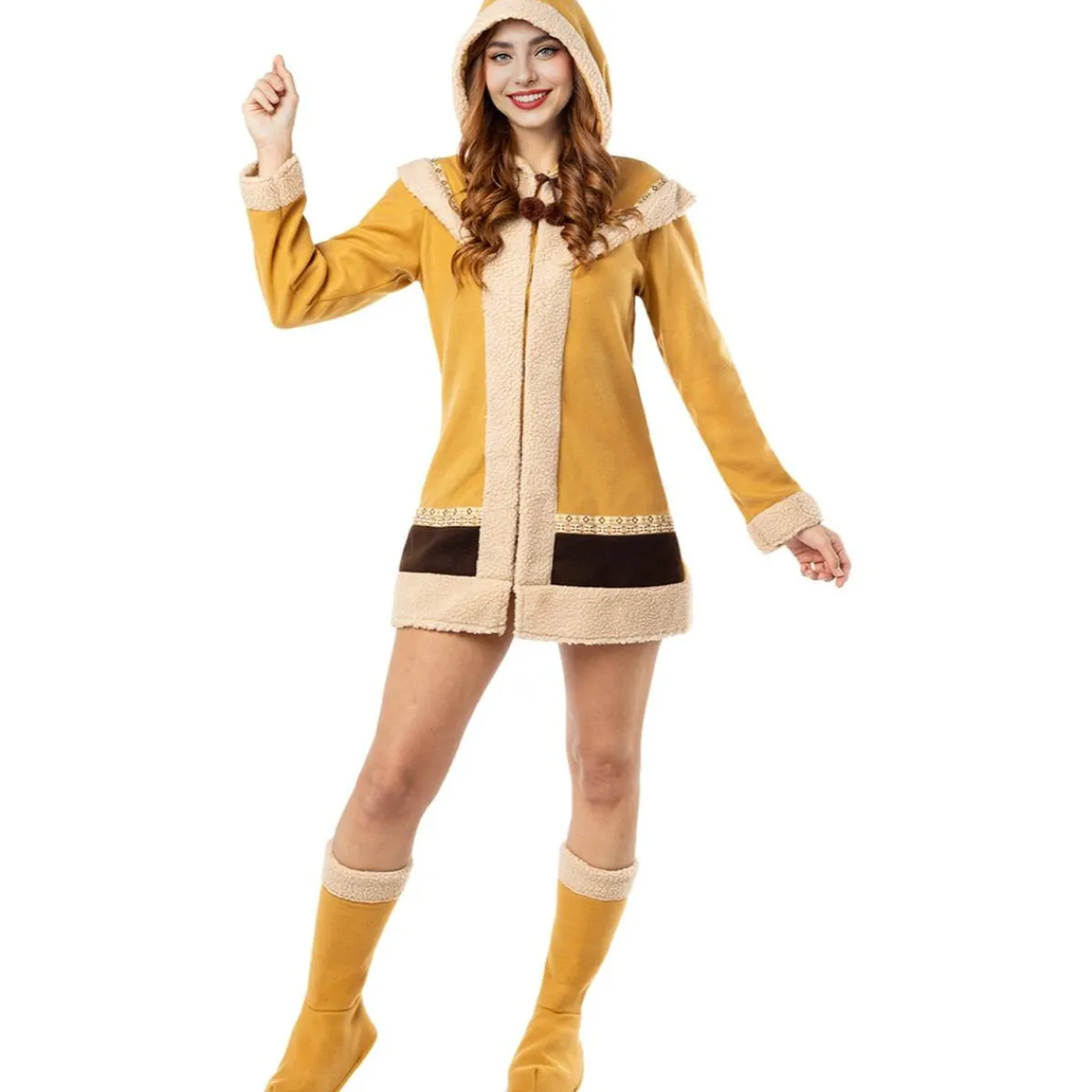 Outlet Disfraz de esquimal para mujer XL Disfraces|Halloween