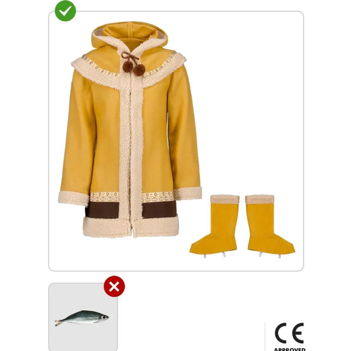 Outlet Disfraz de esquimal para mujer XL Disfraces|Halloween