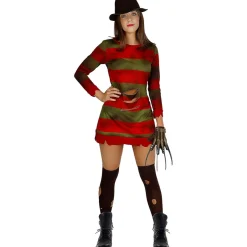 Disfraz de Freddy Krueger mujer XL Pesadilla en Elm Street*Funidelia Clearance
