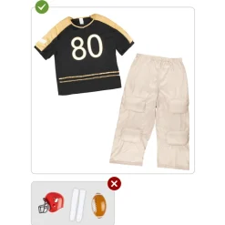 Disfraz de fútbol americano musculoso para hombre L*Funidelia Clearance