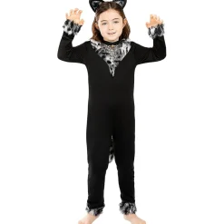 Hot Disfraz de gata para niña 5-6 años Disfraces|Halloween