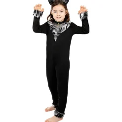 Hot Disfraz de gata para niña 5-6 años Disfraces|Halloween