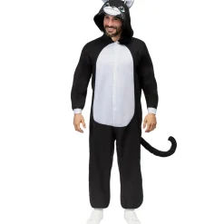 Disfraz de gato onesie para adulto L-XL*Funidelia