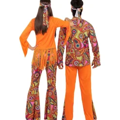 Hot Disfraz de Hippie feliz para mujer L Disfraces|Halloween