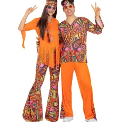 Hot Disfraz de Hippie feliz para mujer L Disfraces|Halloween