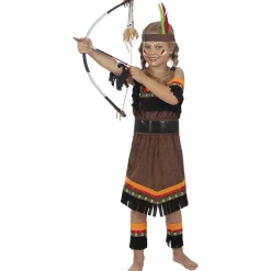 Hot Disfraz de India Deluxe para niña 7-9 años Disfraces|Halloween