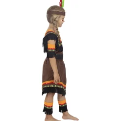 Hot Disfraz de India Deluxe para niña 7-9 años Disfraces|Halloween
