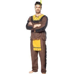 Discount Disfraz de Indio Deluxe para hombre XXL Disfraces|Halloween