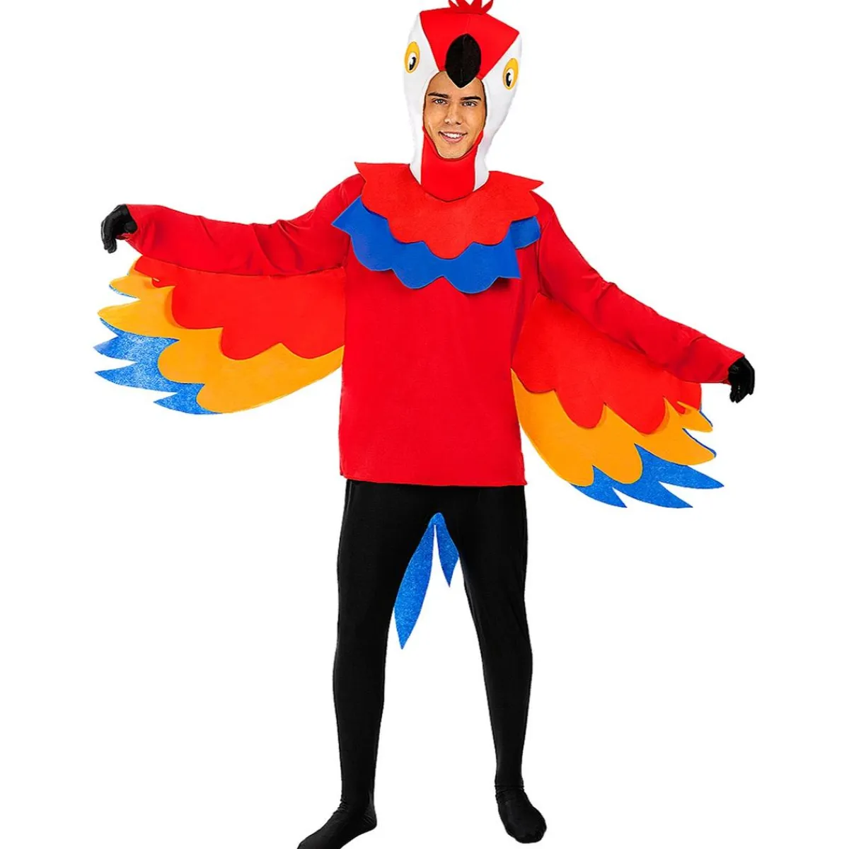 New Disfraz de loro para adulto M-L Halloween|Disfraces