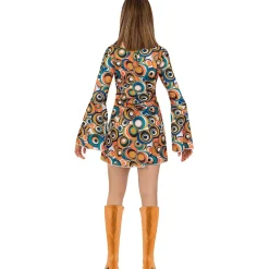 Clearance Disfraz de los Años 70 casual para mujer S-M Disfraces|Halloween