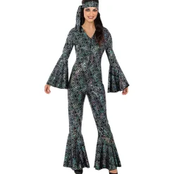 Disfraz de los Años 70 disco para mujer S*Funidelia