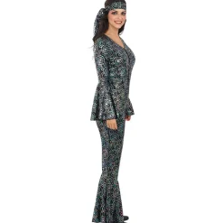 Disfraz de los Años 70 disco para mujer S*Funidelia