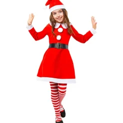 Disfraz de Mamá Noel niña 7-9 años*Funidelia Clearance