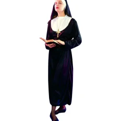 Disfraz de monja con velo negro (Talla única)ㅤ*TOYS "R" US Clearance