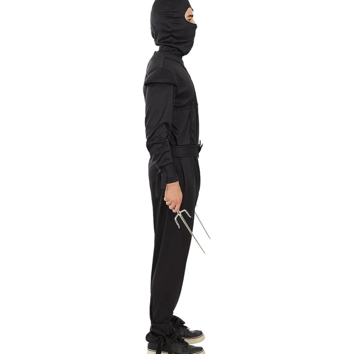 Discount Disfraz de Ninja negro para adulto L-XL Disfraces|Halloween