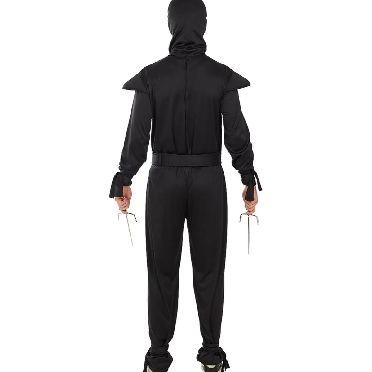 Discount Disfraz de Ninja negro para adulto L-XL Disfraces|Halloween