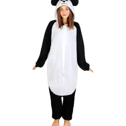 Outlet Disfraz de oso panda onesie para adulto L-XL Halloween|Disfraces