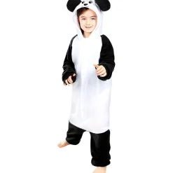 Online Disfraz de oso panda onesie para niños 10-12 años Halloween|Disfraces